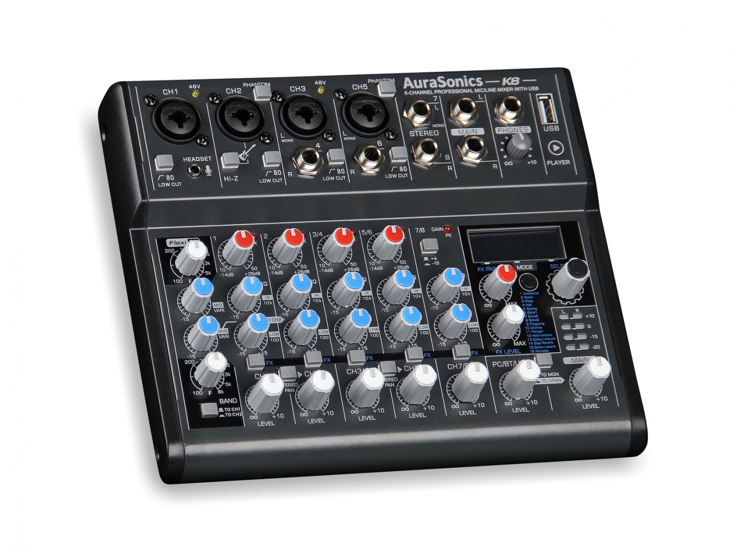 AuraSonics K8 компактный микшерный пульт в Мурманской области