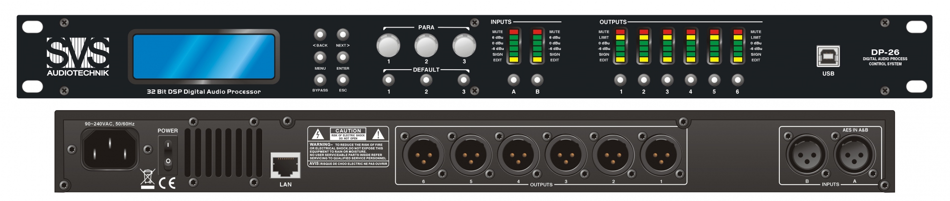 SVS Audiotechnik DP-26 Цифровой процессор: 2 входа 6 выходов в Мурманской области