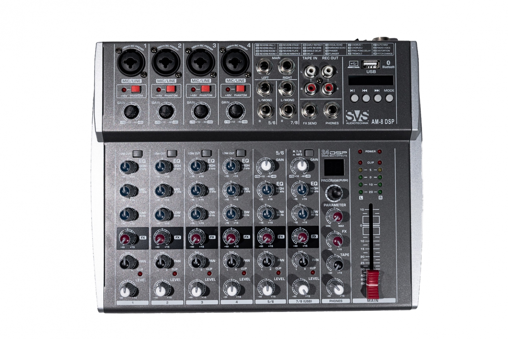 SVS Audiotechnik mixers AM-8 DSP Микшерный пульт аналоговый, 8-канальный в Мурманской области